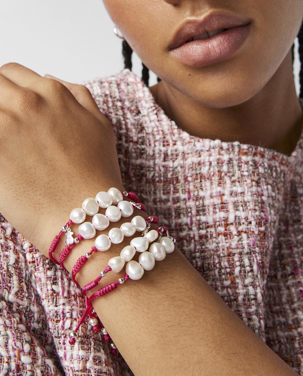 Pulsera tous pearls de plata y perlas cultivadas - Blanco Blanco-3