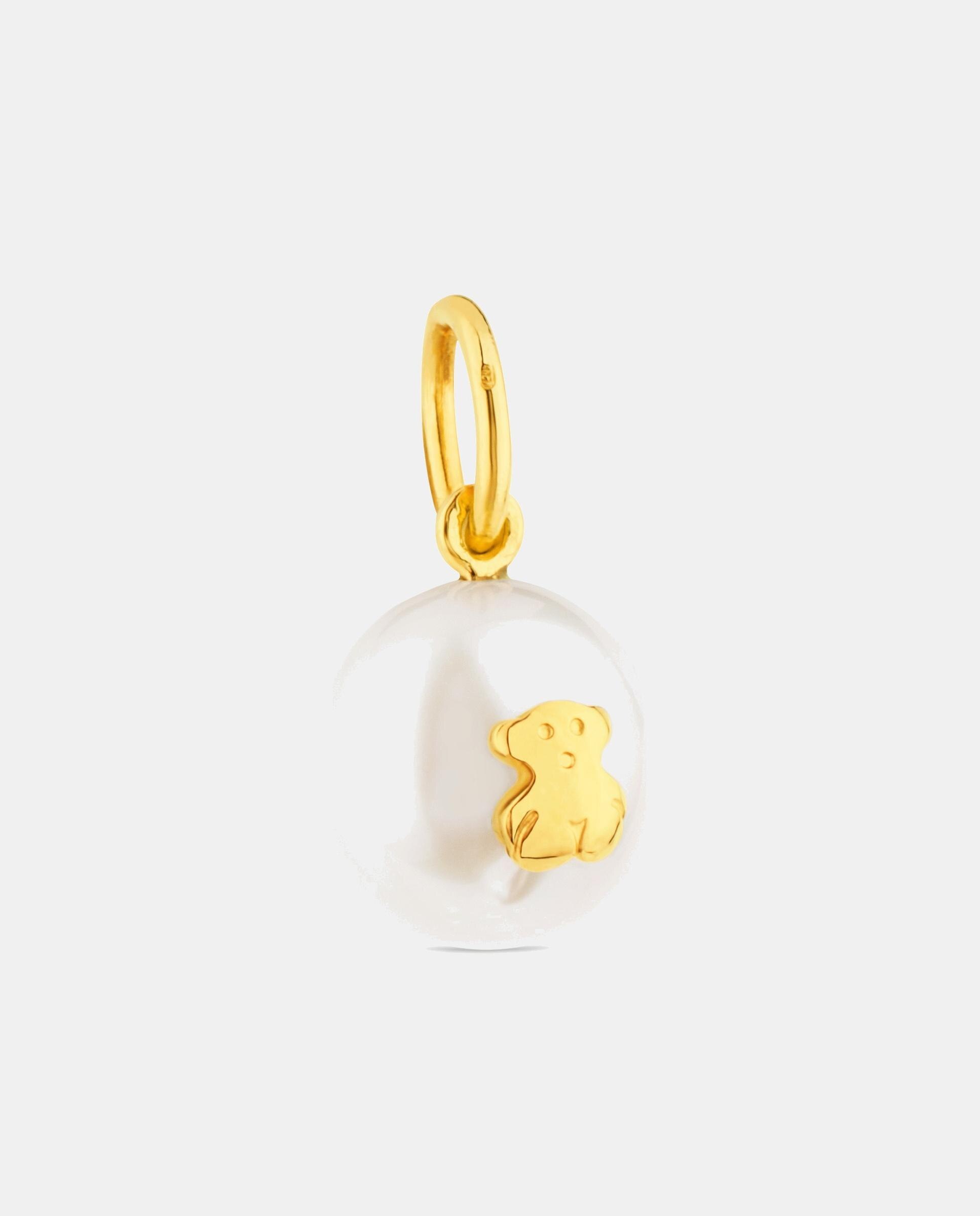 Imagen 2 de Colgante sweet dolls en oro amarillo y perlas - Tous - Blanco Blanco