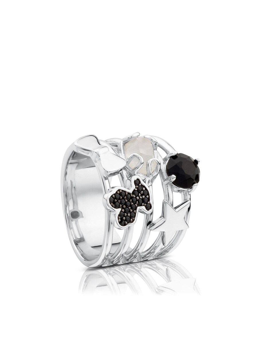Anillo Ovalado De Cuarzo Rosa Hecho A Mano: Piedra De Nacimiento De Plata De Ley 925 - España