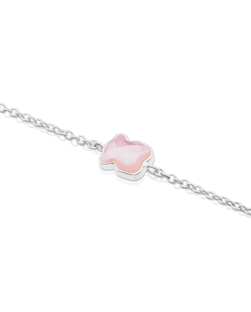 Cuarzo Blanco Tous Pulsera Colores Pulsera Color De Plata Con