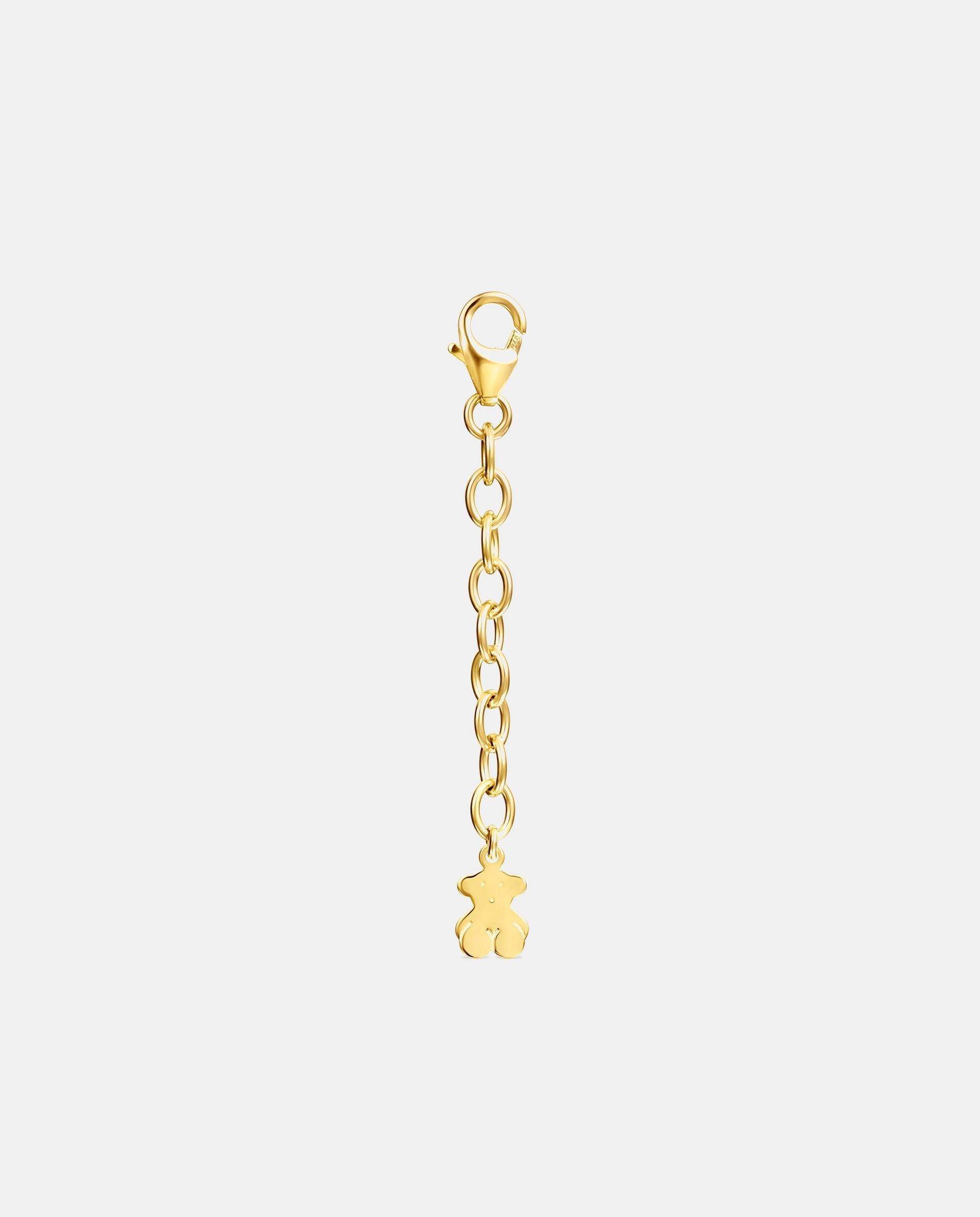 Pulsera de cadena alargador basics bañada en oro de 18 kt sobre plata - Tous - Dorado Dorado-1