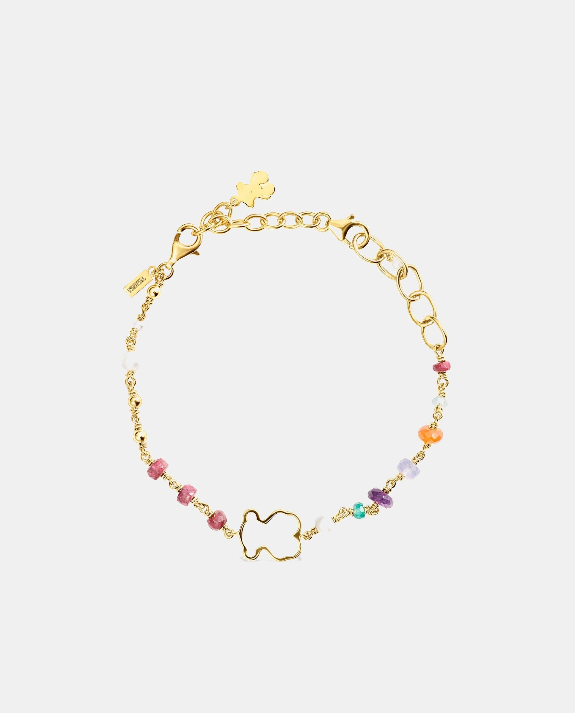 Pulsera de cadena alargador basics bañada en oro de 18 kt sobre plata - Tous - Dorado Dorado-2
