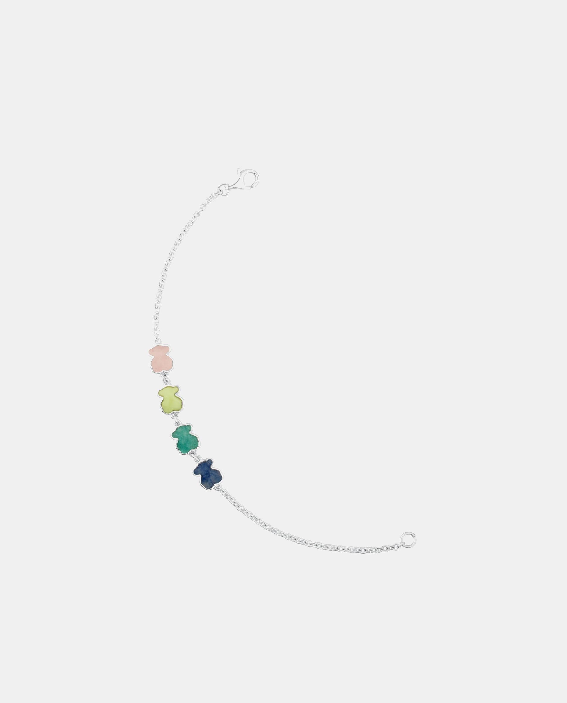 Pulsera new color de plata con piedras - Tous - Multicolor Multicolor-1