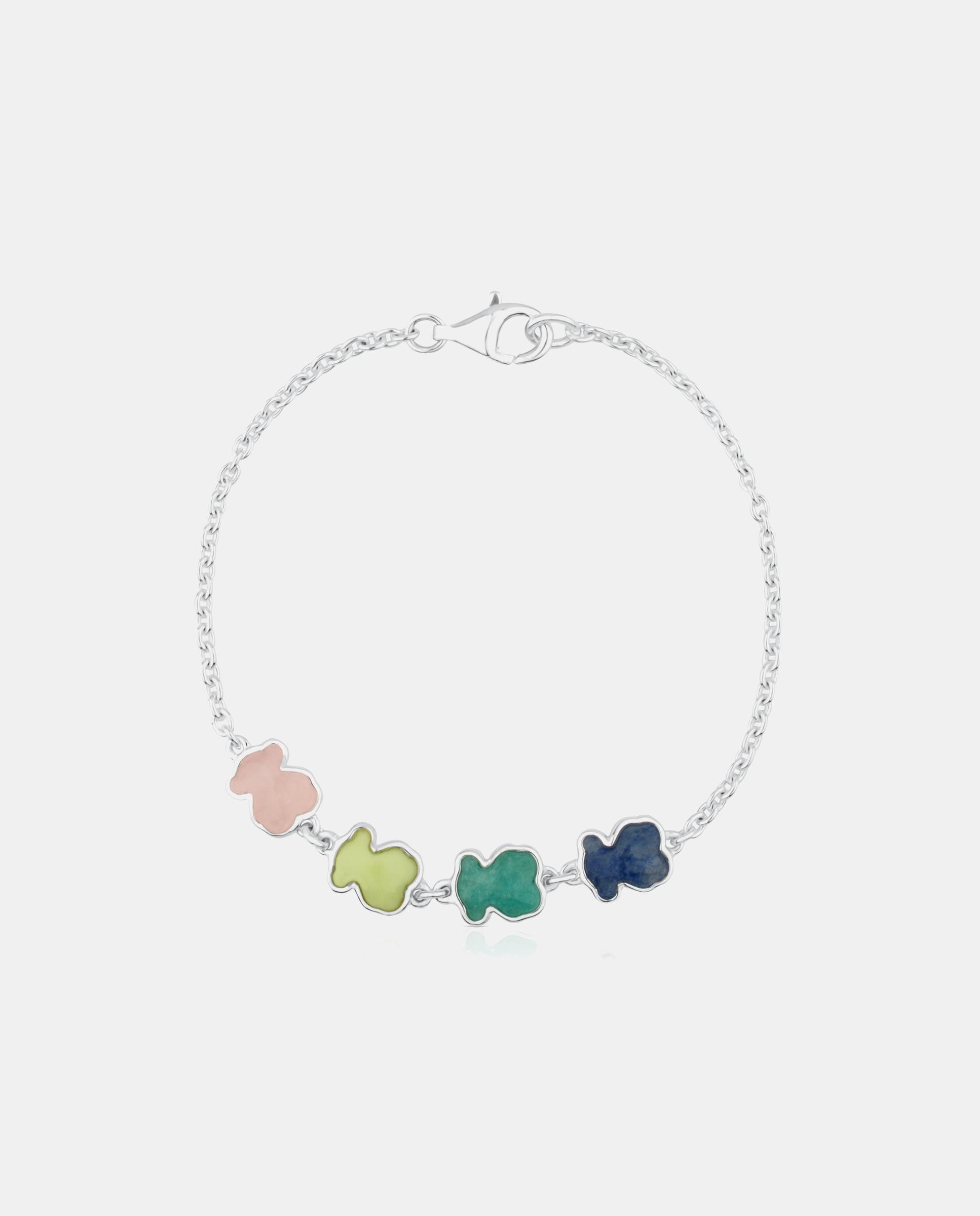 Pulsera new color de plata con piedras - Tous - Multicolor Multicolor-2