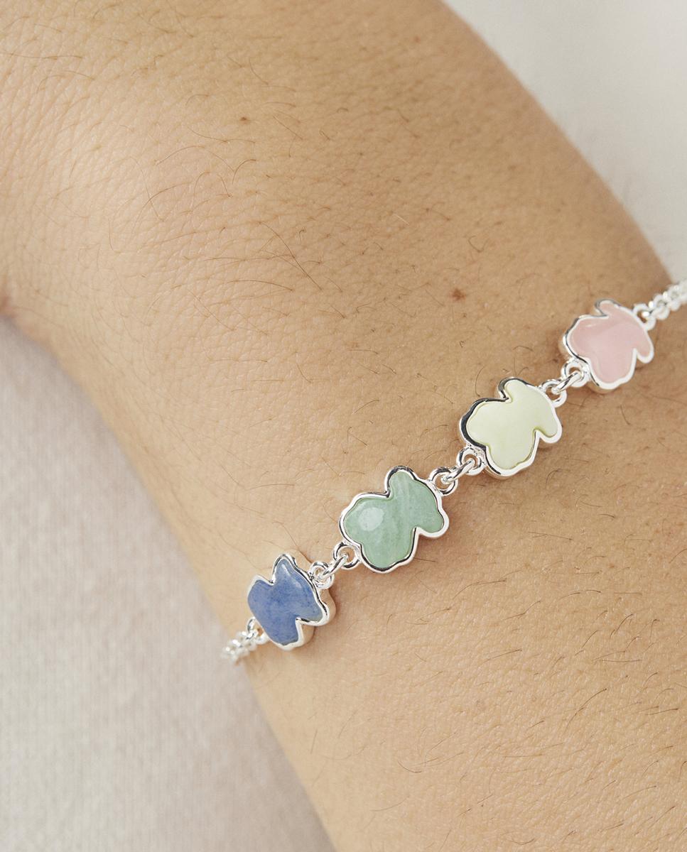 Pulsera new color de plata con piedras - Tous - Multicolor Multicolor-5