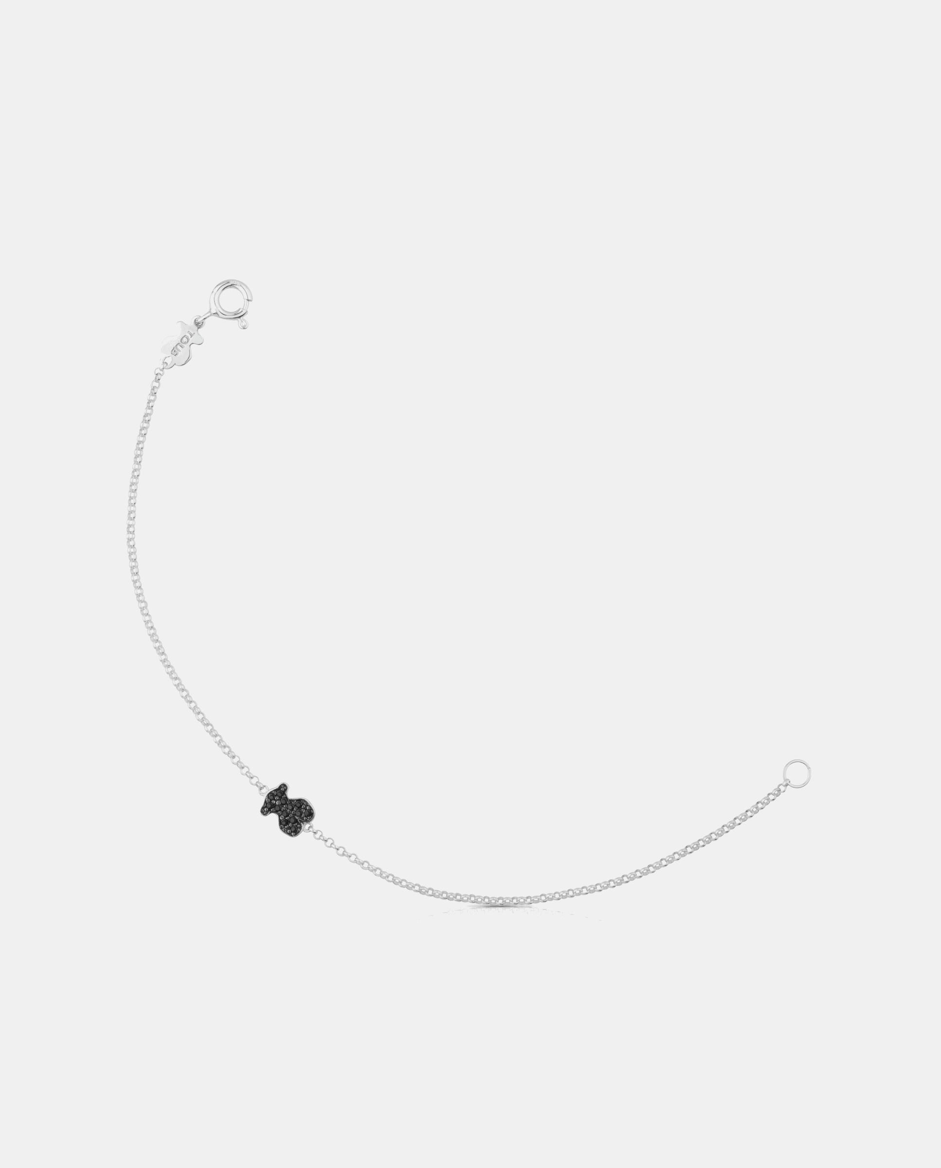 Pulsera motif de plata con espinela - Tous - Negro Negro-1
