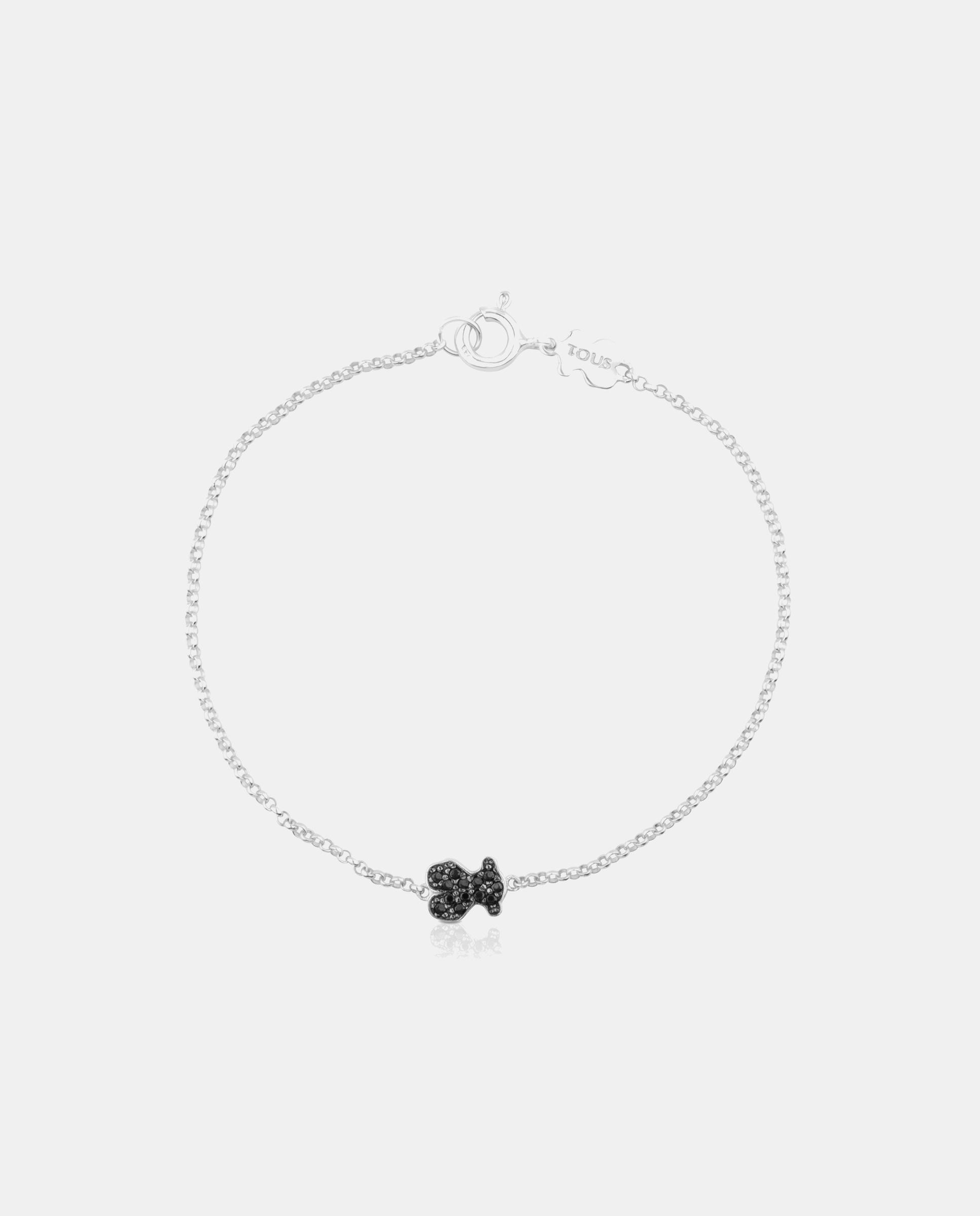 Pulsera motif de plata con espinela - Tous - Negro Negro-2
