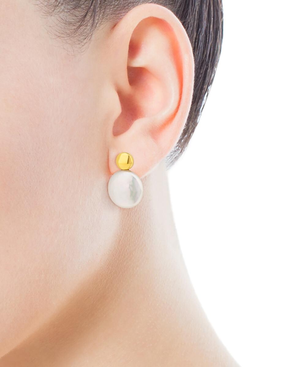 Pendientes Alecia de oro amarillo con perla · Tous · El Corte Inglés