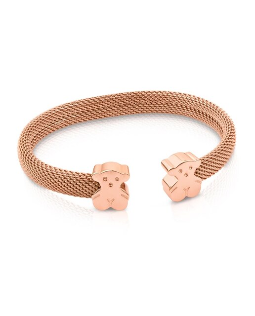 Haciendo Altoparlante occidental Pulsera Mesh de acero IP rosa y plata vermeil rosa · Tous · El Corte Inglés Haciendo Altoparlante occidental Pulsera Mesh de acero IP rosa y plata vermeil rosa · Tous · El Corte Inglés