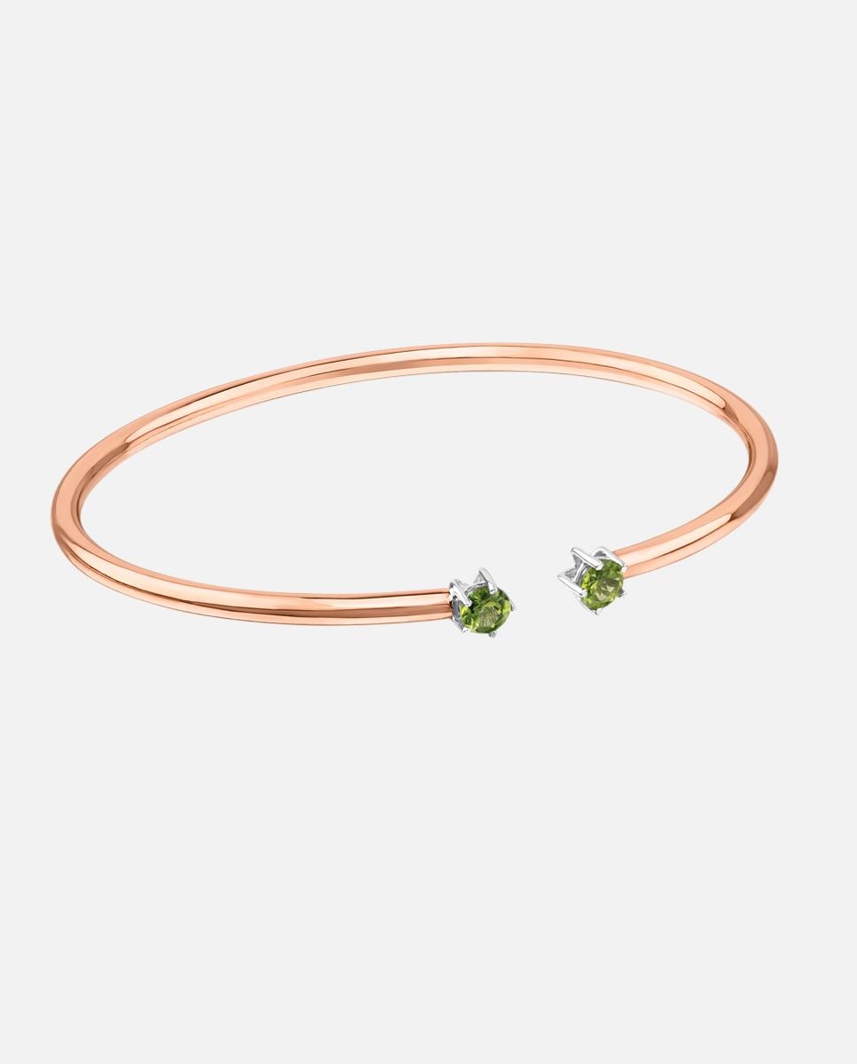 Pulsera atelier 24 7 de oro rosa con peridotos - Tous - Verde Verde-1