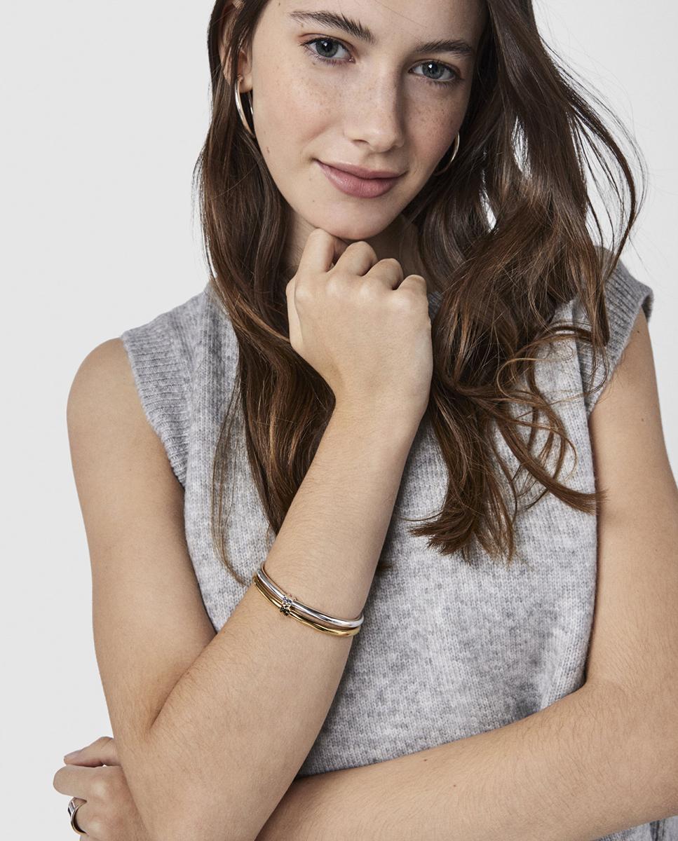 Pulsera rígida warm de plata - Tous - Plateado Plateado-4
