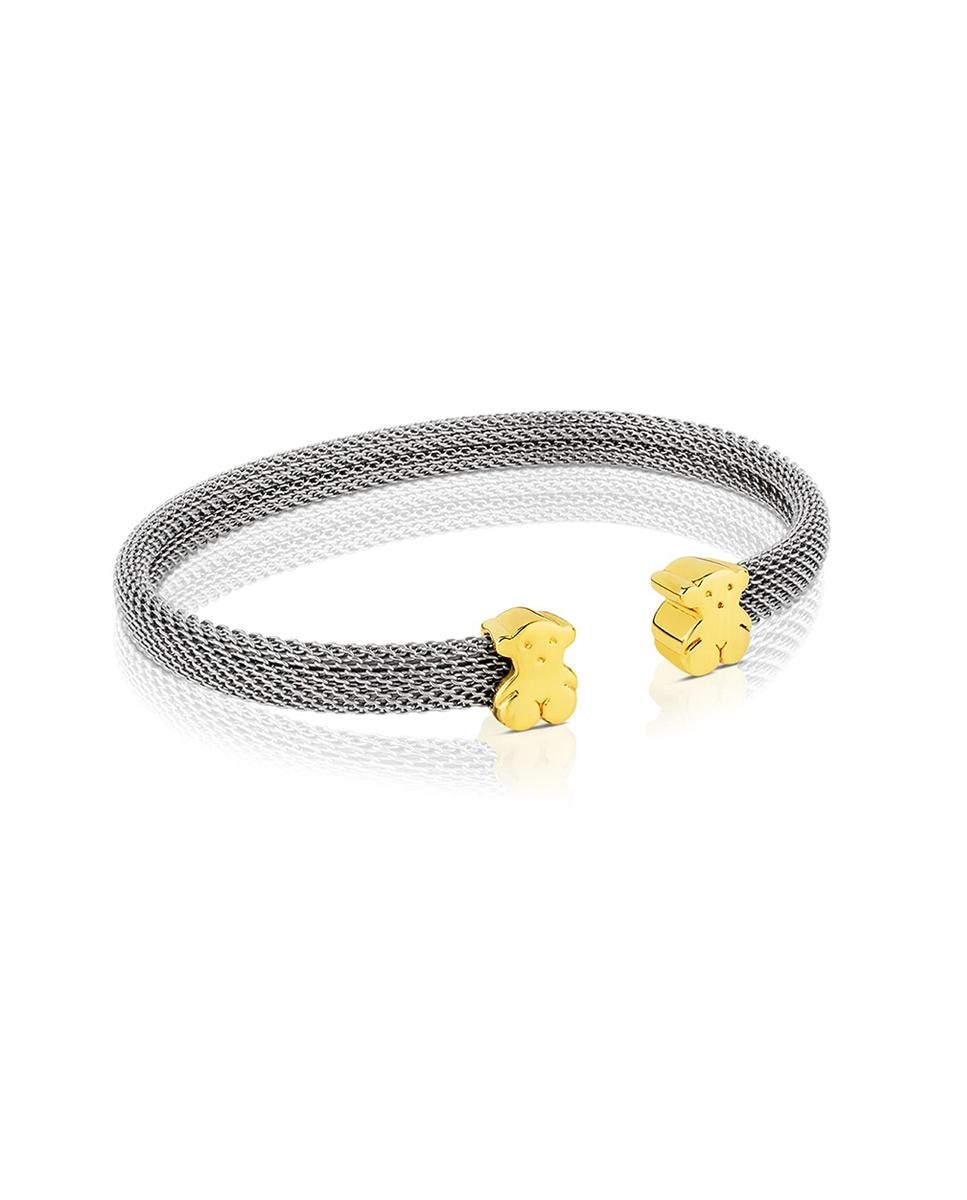 Pulsera rígida sweet dolls de oro amarillo y acero - Tous - Bicolor Bicolor-1