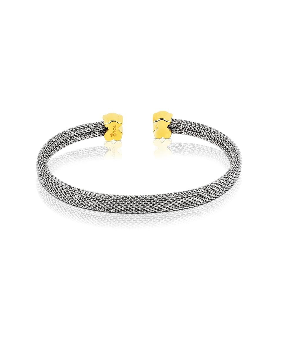 Pulsera rígida sweet dolls de oro amarillo y acero - Tous - Bicolor Bicolor-2