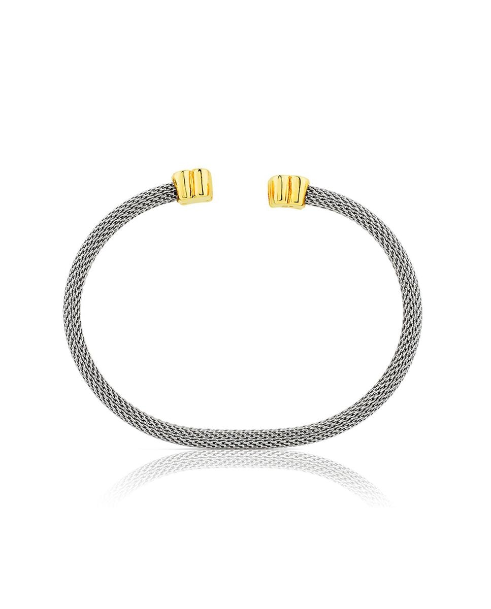 Pulsera rígida sweet dolls de oro amarillo y acero - Tous - Bicolor Bicolor-3