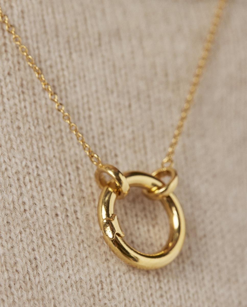 Collar hold bañado en oro de 18 kt sobre plata - Tous - Dorado Dorado-5
