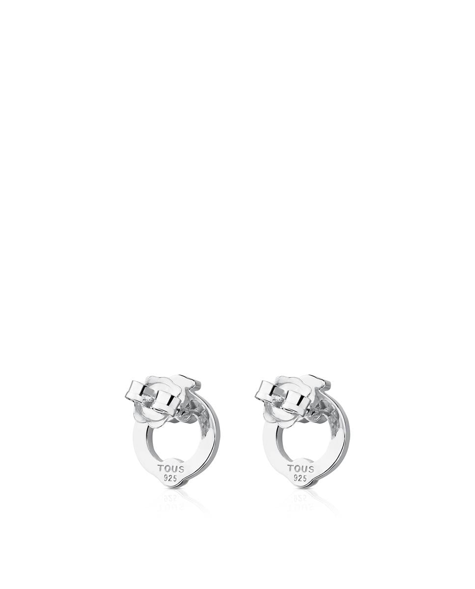 Super Power Pendientes Tous Plata Perla Pendientes Super Power De