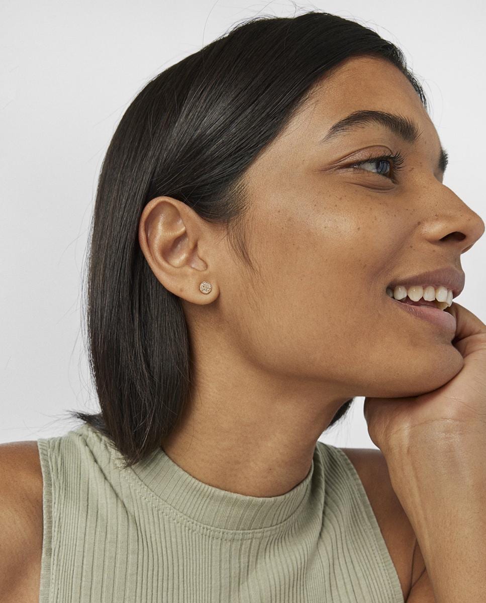 Pendientes Gem Power de oro amarillo con diamantes · Tous · El