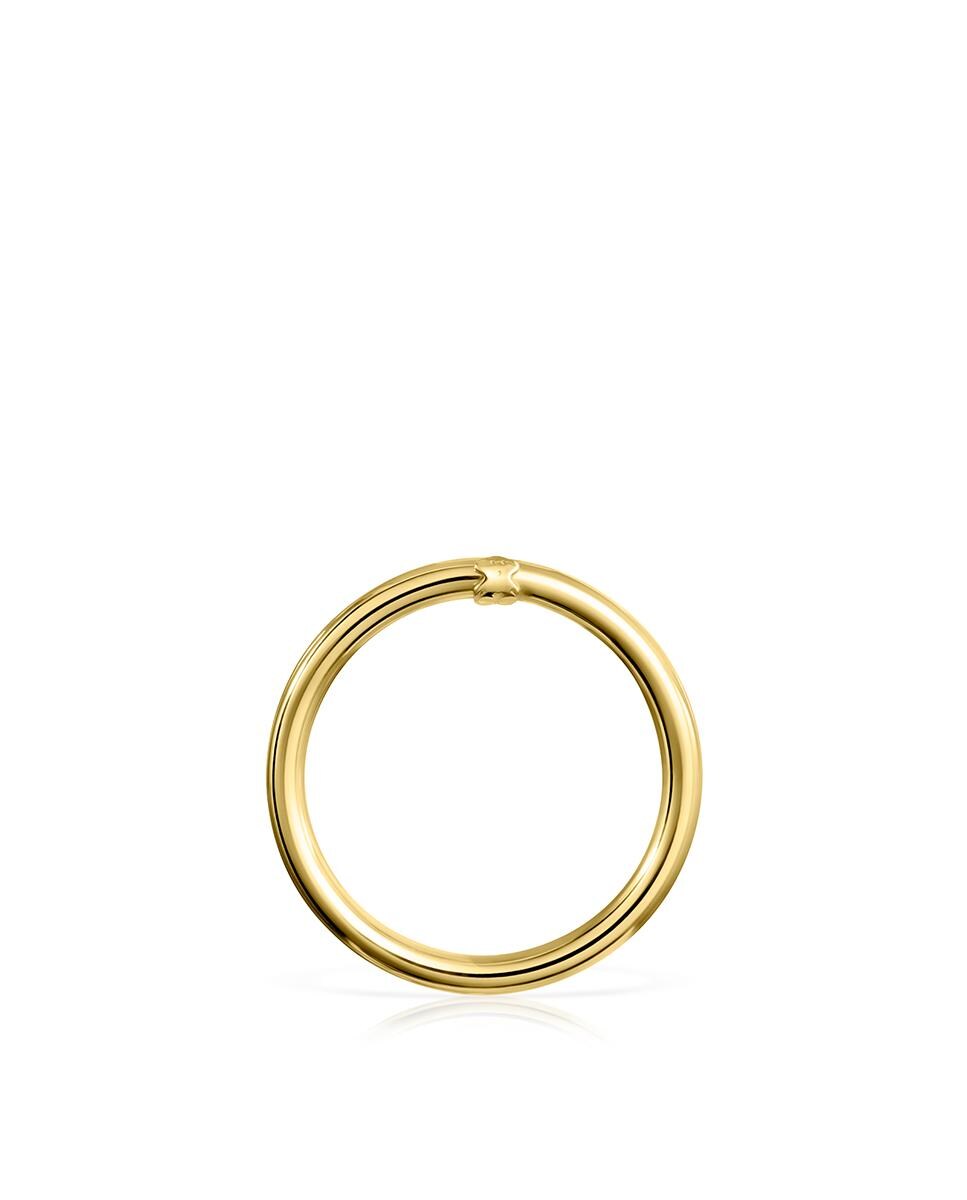 Anilla grande Hold de oro amarillo con oso · Tous · El Corte Inglés