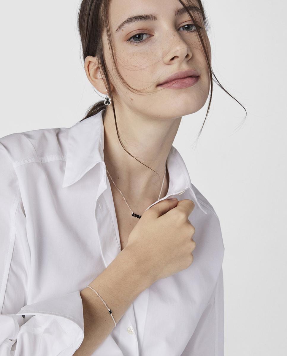 Pulsera Mini Onix de plata con ónix · Tous · El Corte Inglés