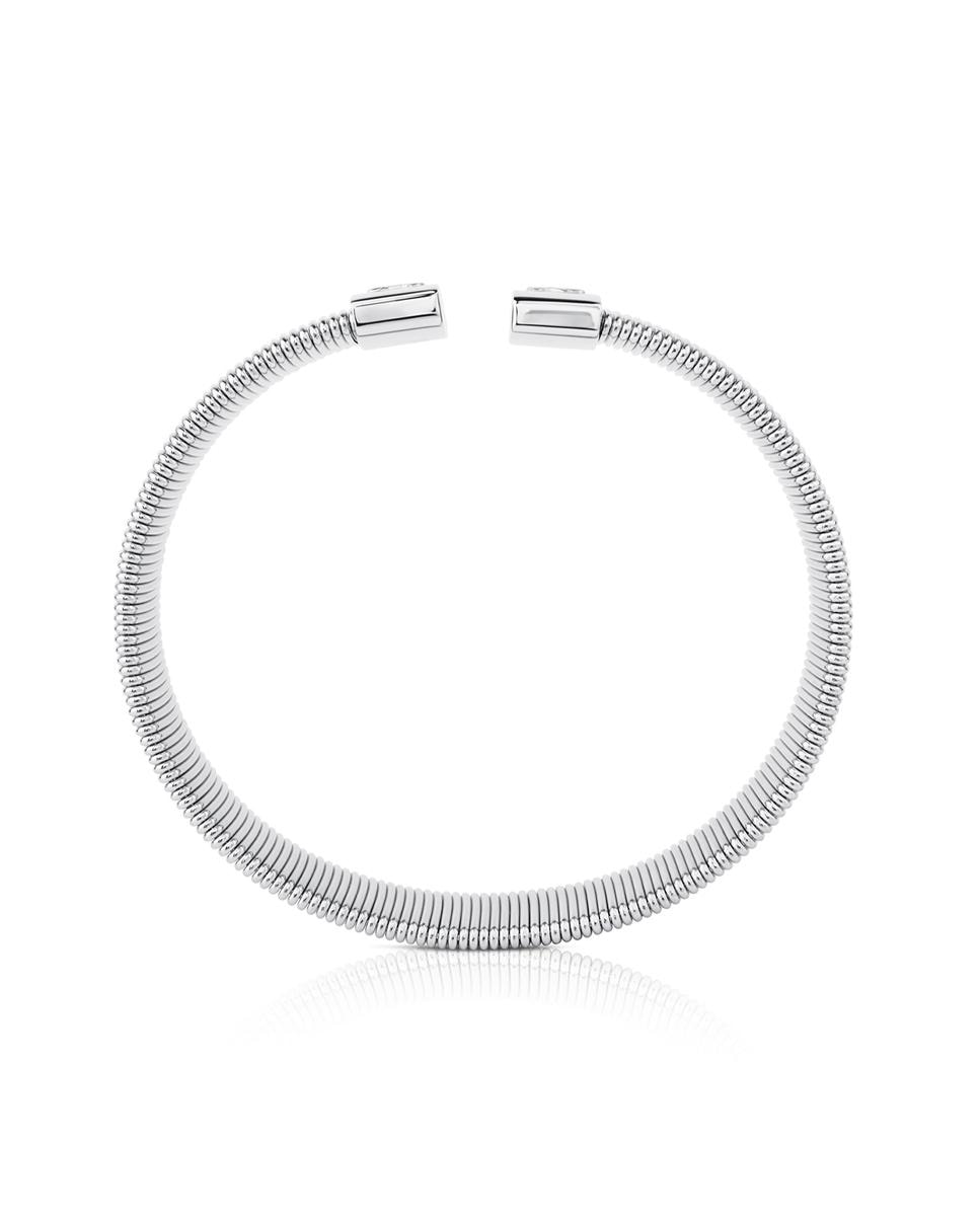 Pulsera rígida bulevar de acero color plata - Tous - Plateado Plateado-3