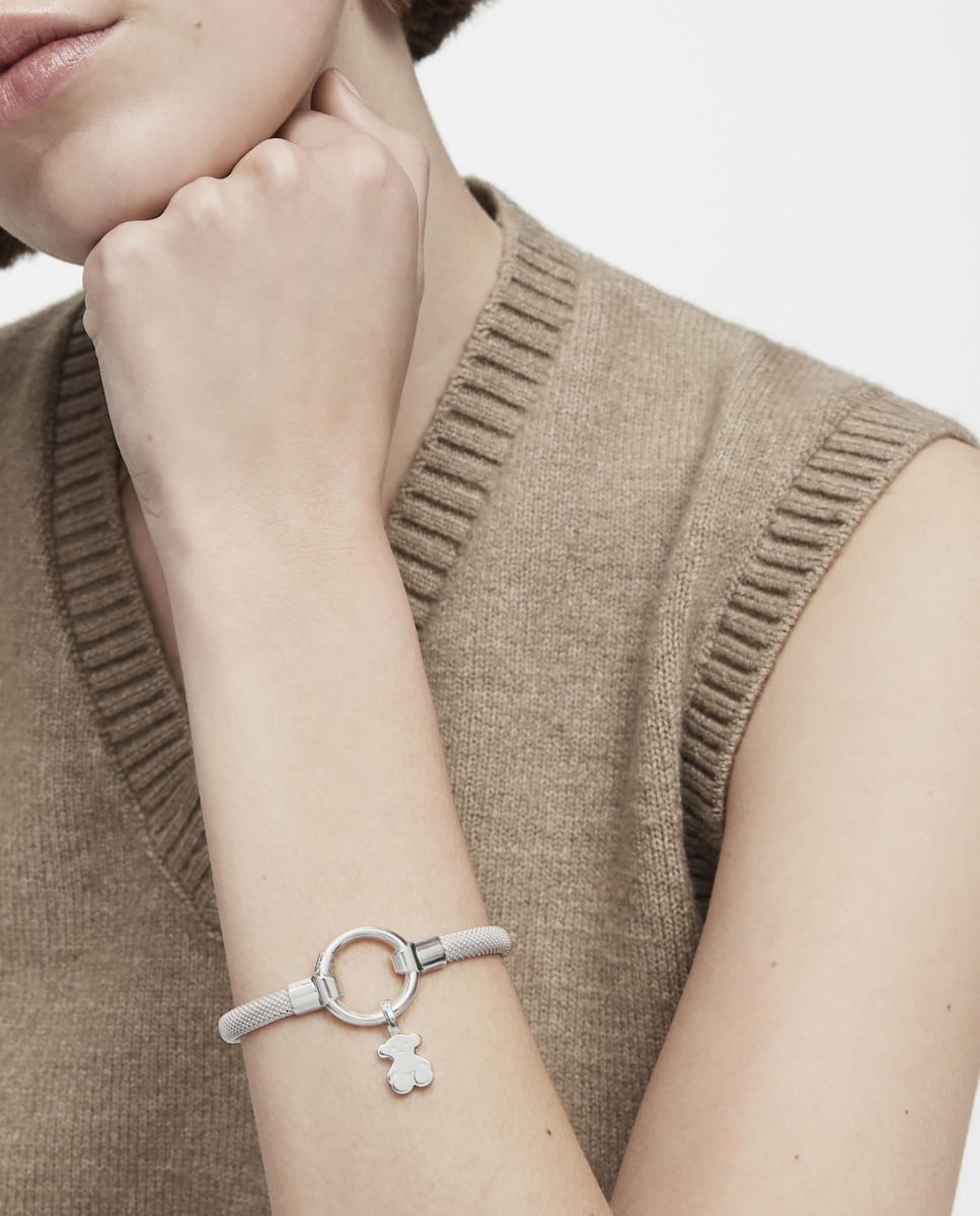 Pulsera Hold de plata con Pulsera Mesh · Tous · El Corte Inglés