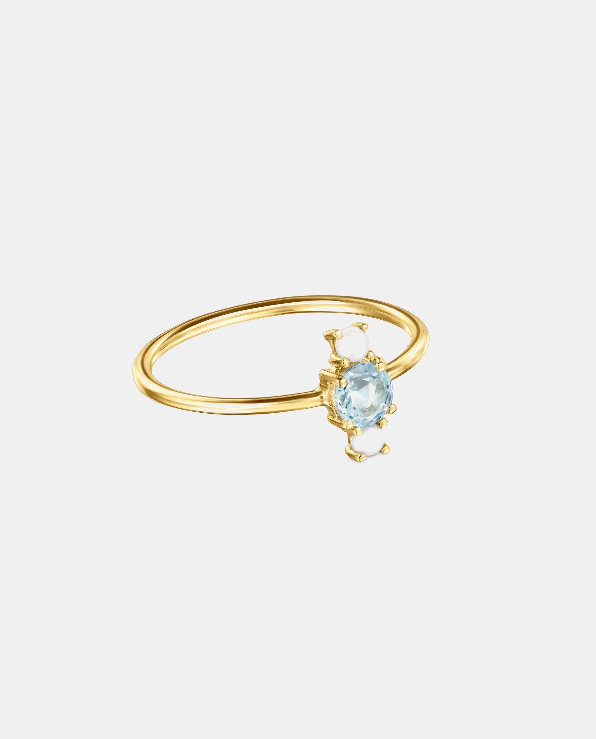 Anillo mini ivette de oro amarillo con gemas - Tous - Multicolor Multicolor-2