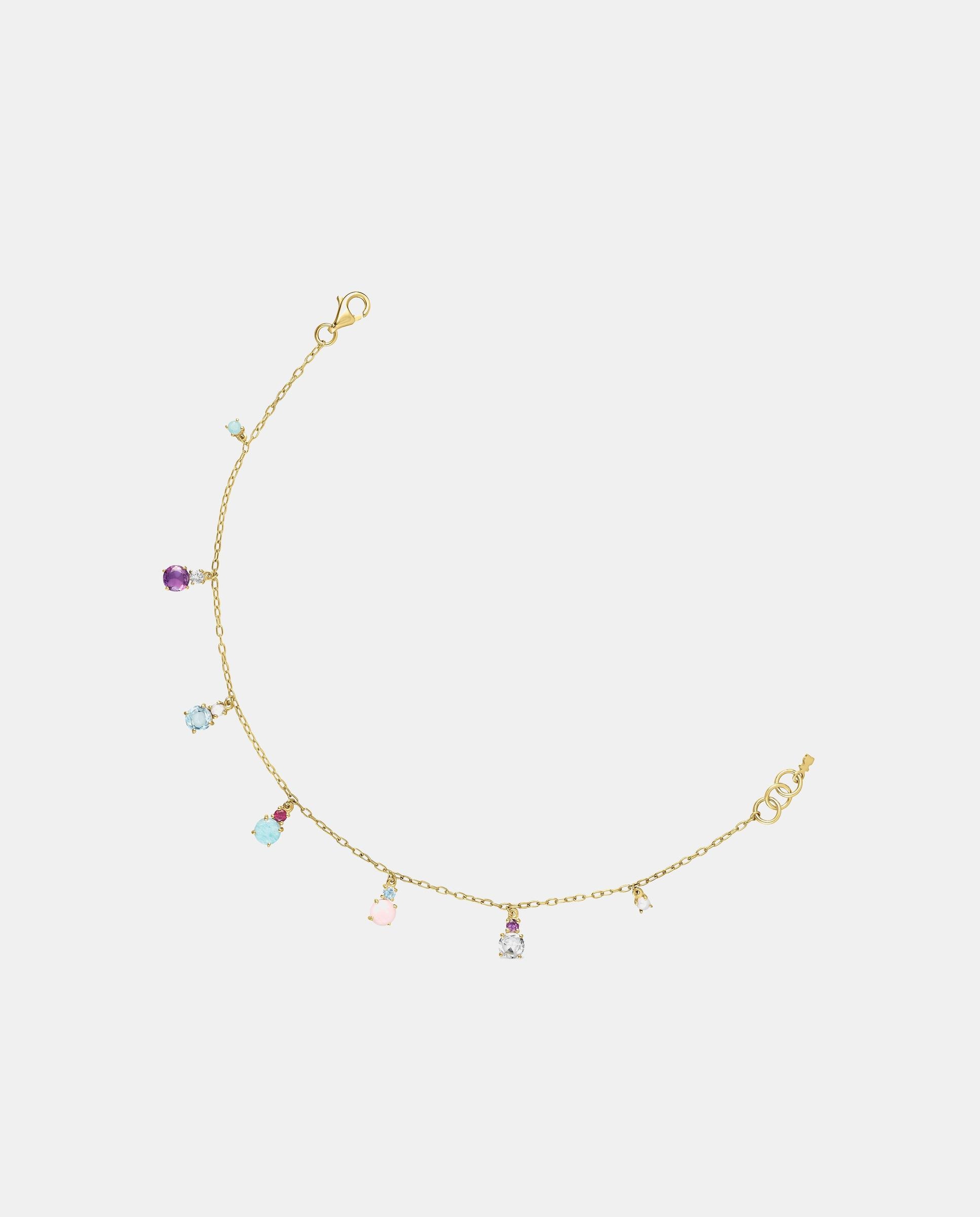 Pulsera mini ivette de oro con perla y gemas - Tous - Multicolor Multicolor-1