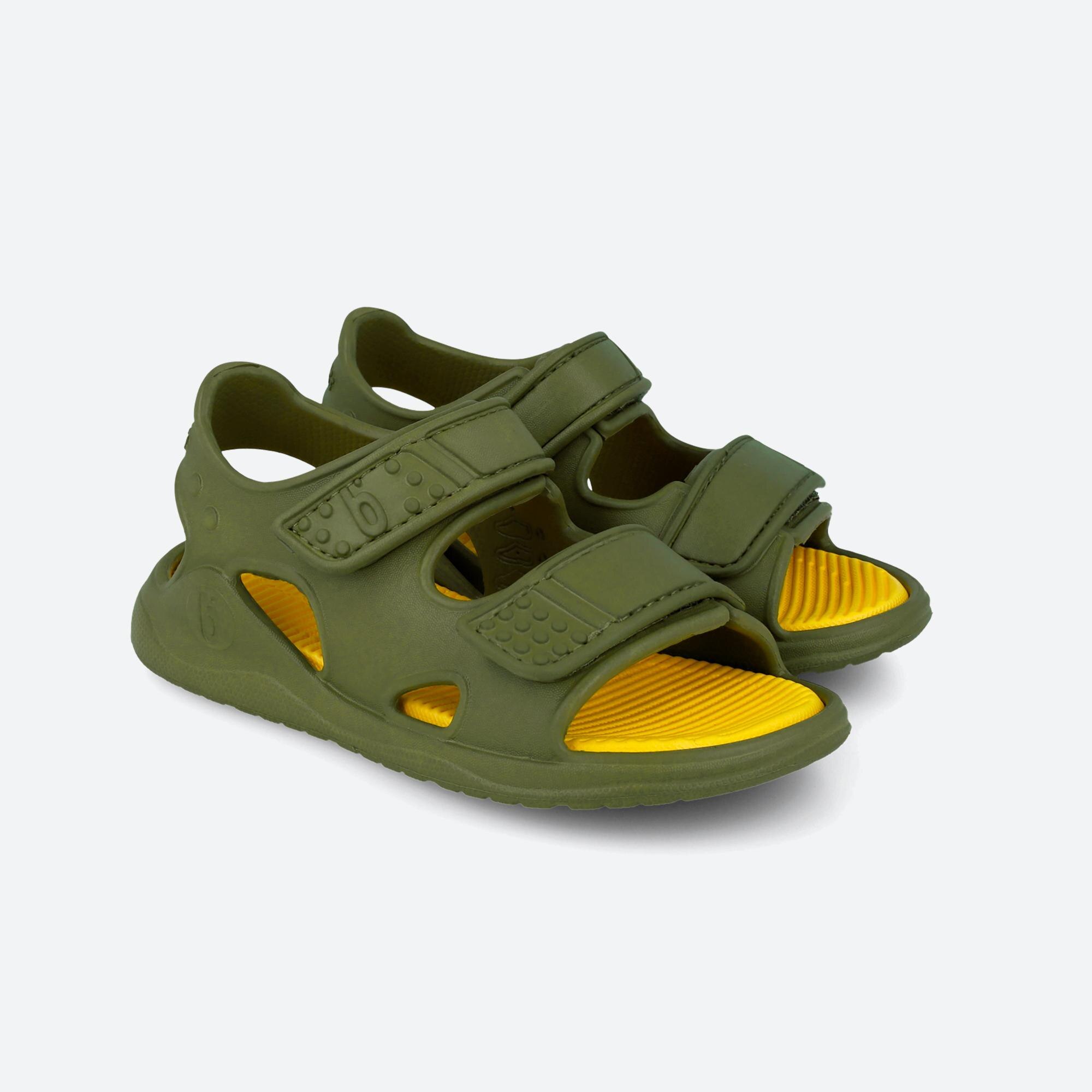 Sandalia de niño con puntera abierta - Biomecanics - Verde Oliva Verde Oliva-2