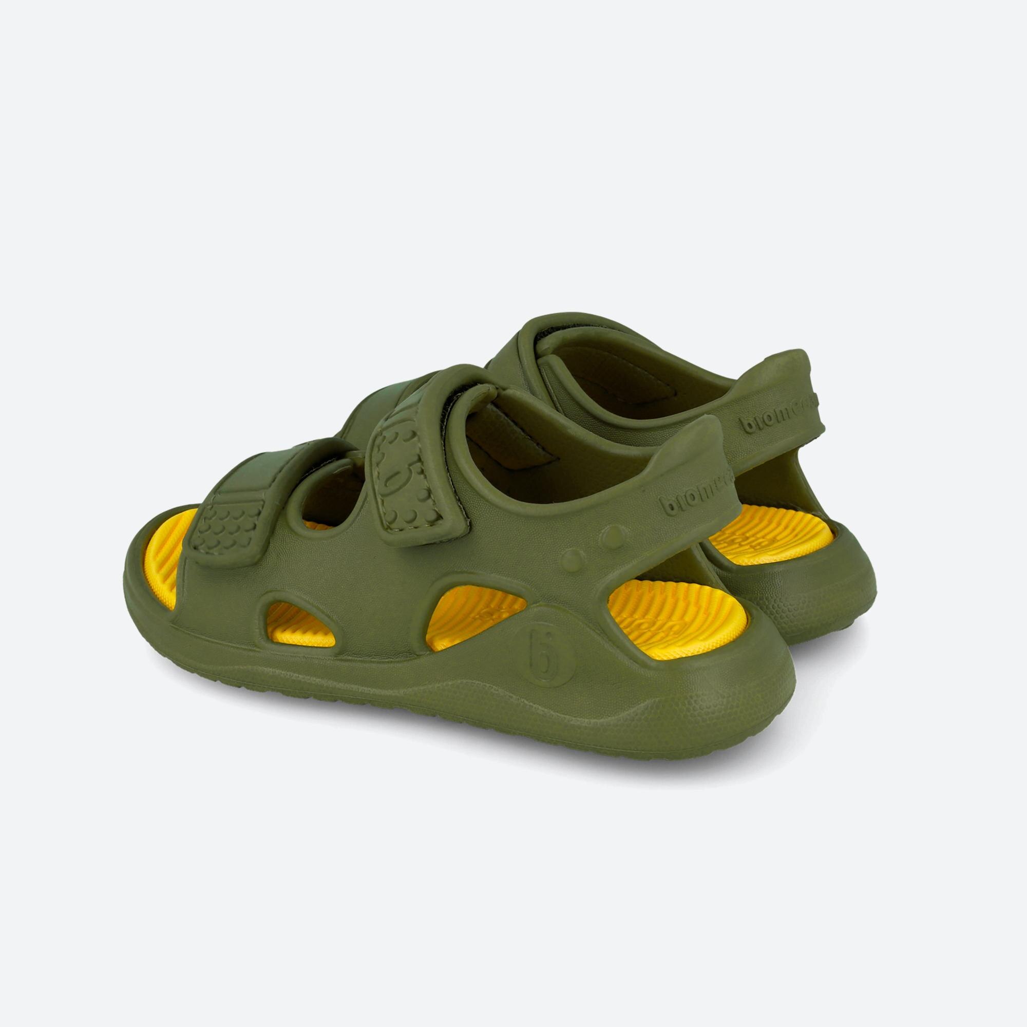 Sandalia de niño con puntera abierta - Biomecanics - Verde Oliva Verde Oliva-3