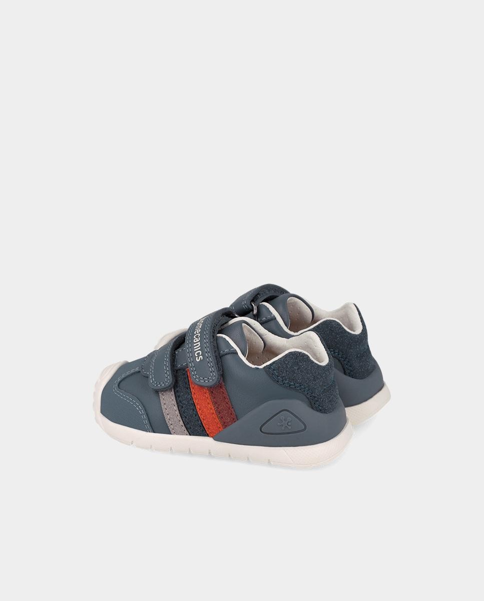 Deportivo de niña para primeros pasos con puntera reforzada. - Biomecanics - Azul grisáceo Azul grisáceo-3
