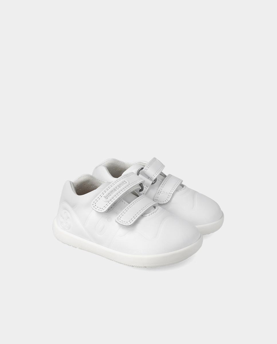 Deportivo unisex en piel con doble velcro - Biomecanics - Blanco Blanco-2