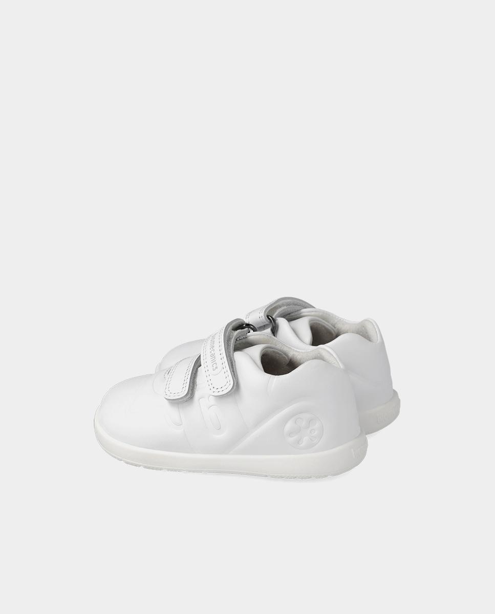 Deportivo unisex en piel con doble velcro - Biomecanics - Blanco Blanco-3