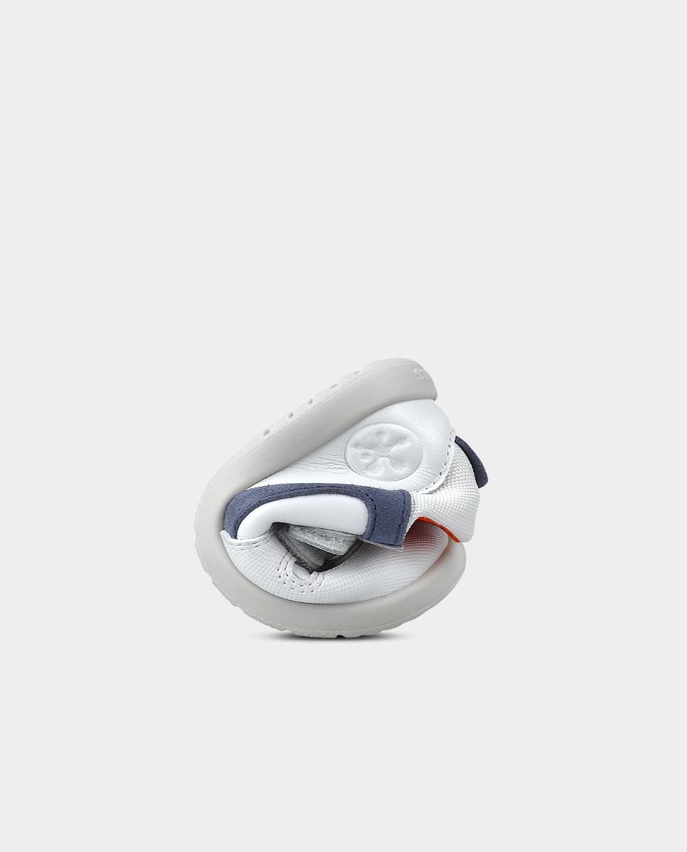 Zapatillas barefoot de bebés para primeros pasos con cierre ajustable - Biomecanics - Blanco Blanco-6