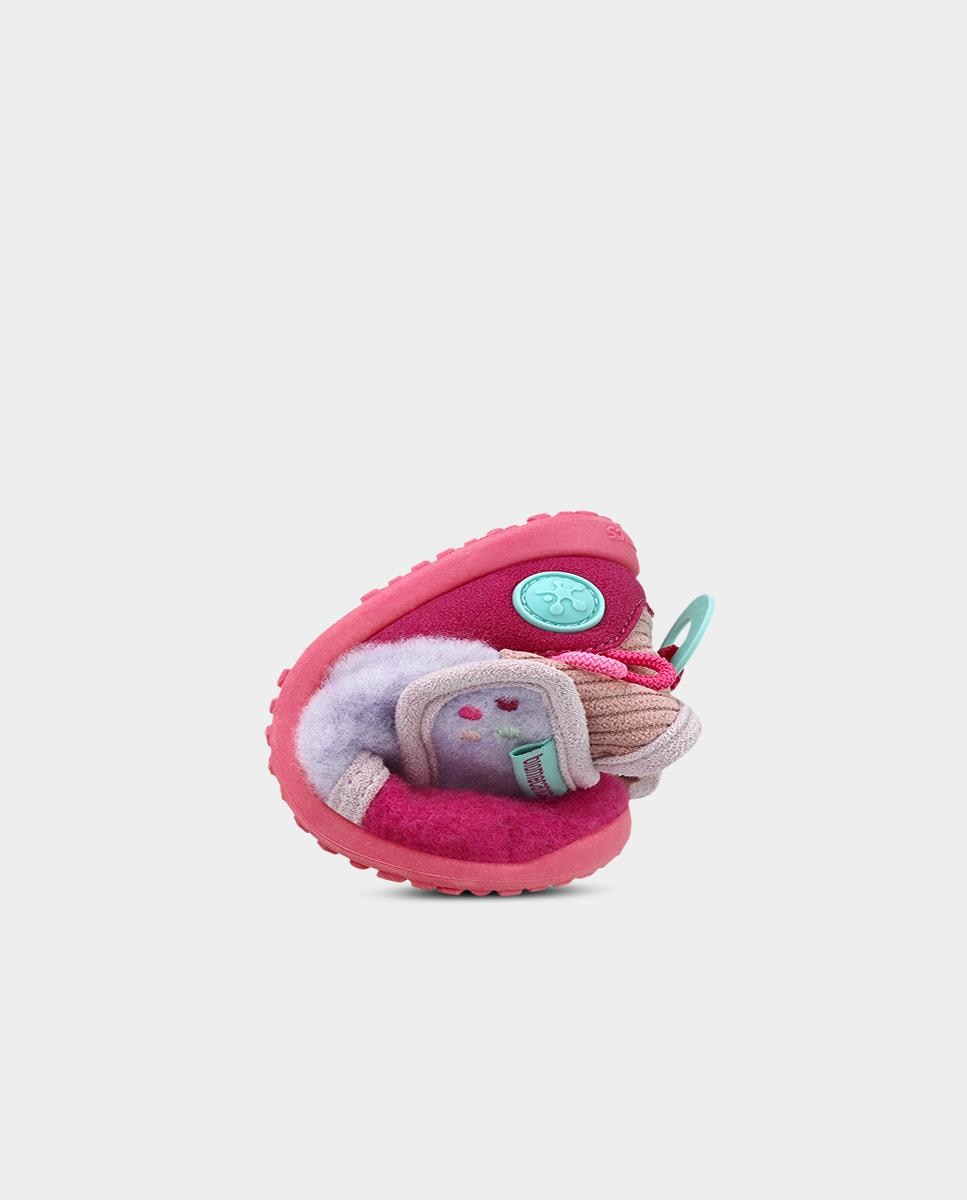 Imagen 7 de Zapatillas de casa Barefoot de niño para primeros pasos con puntera espaciosa. - Biomecanics - Rosa Rosa