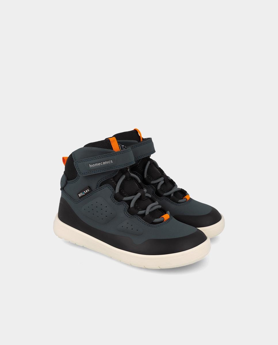 Botines barefoot para niño con puntera redonda - Biomecanics - Negro Negro-2