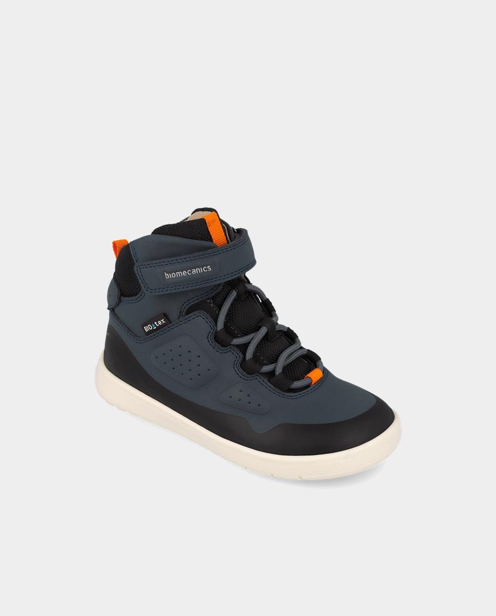 Botines barefoot para niño con puntera redonda - Biomecanics - Negro Negro-4