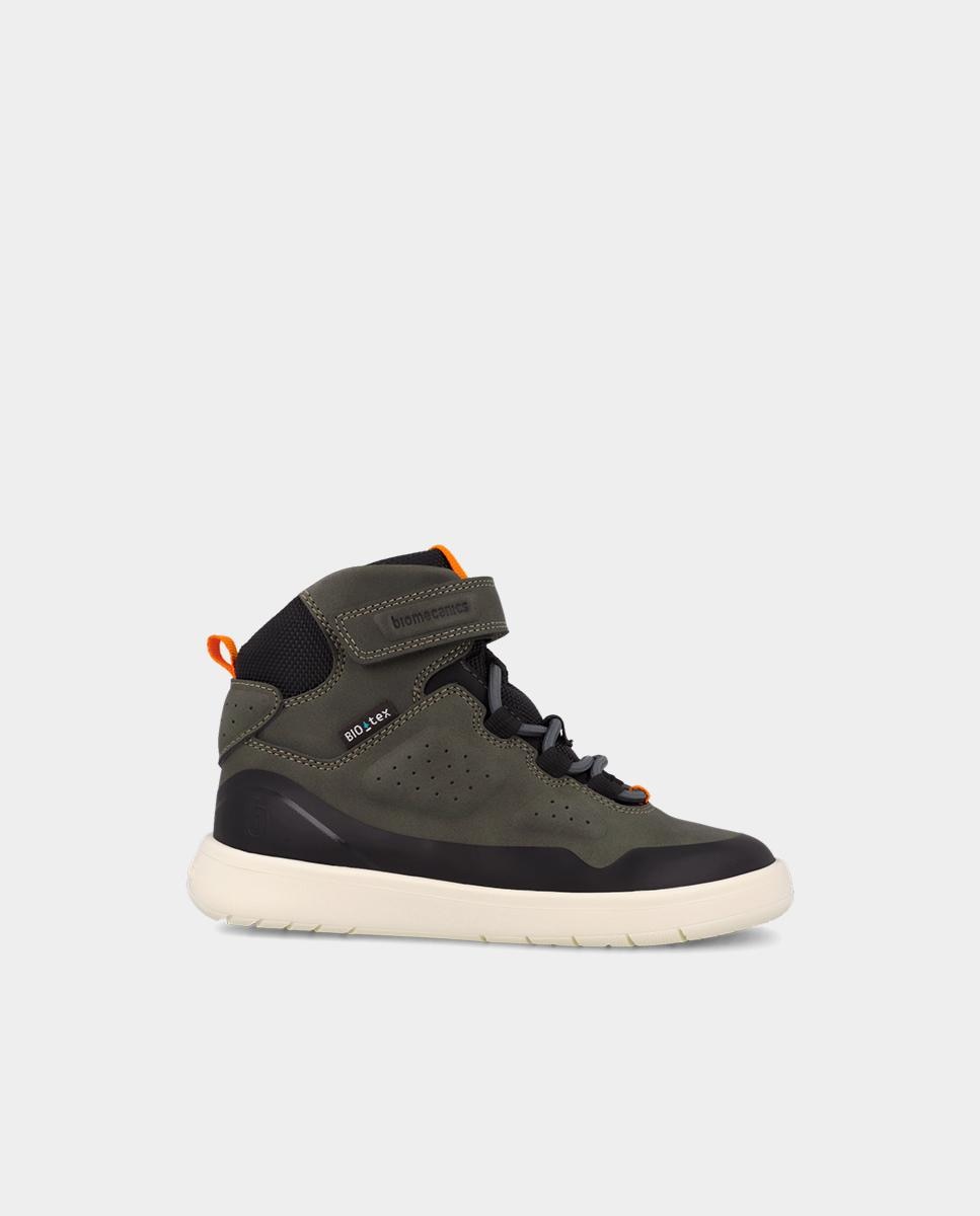 Imagen 0 de Botines barefoot para niño con puntera redonda Verde oscuro