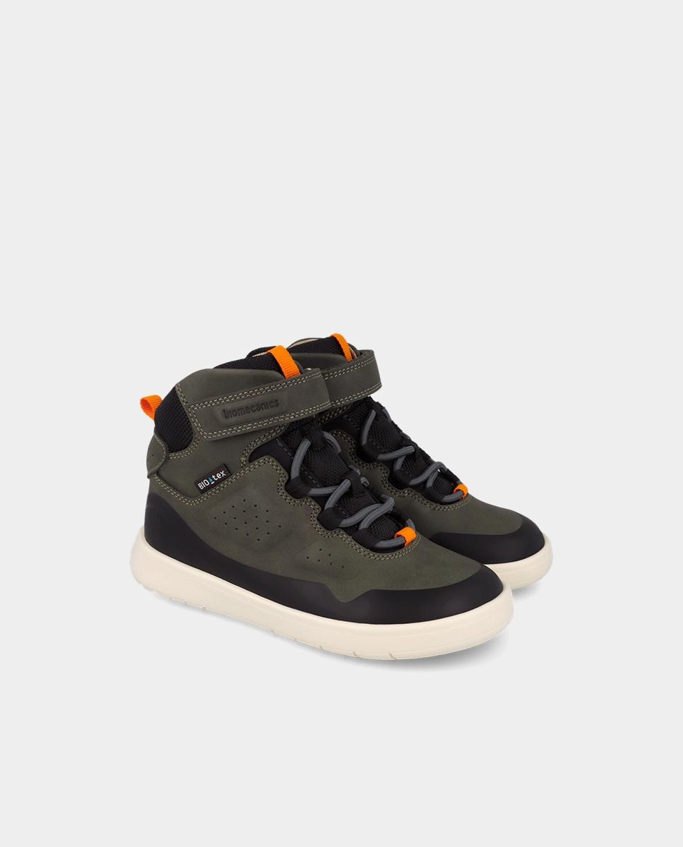 Botines barefoot para niño con puntera redonda - Biomecanics - Verde oscuro Verde oscuro-2