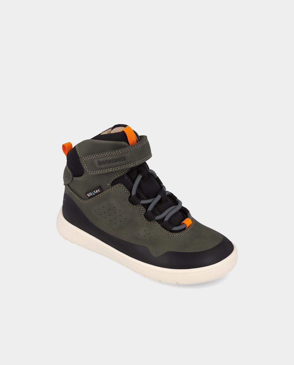 Botines barefoot para niño con puntera redonda - Biomecanics - Verde oscuro Verde oscuro-4