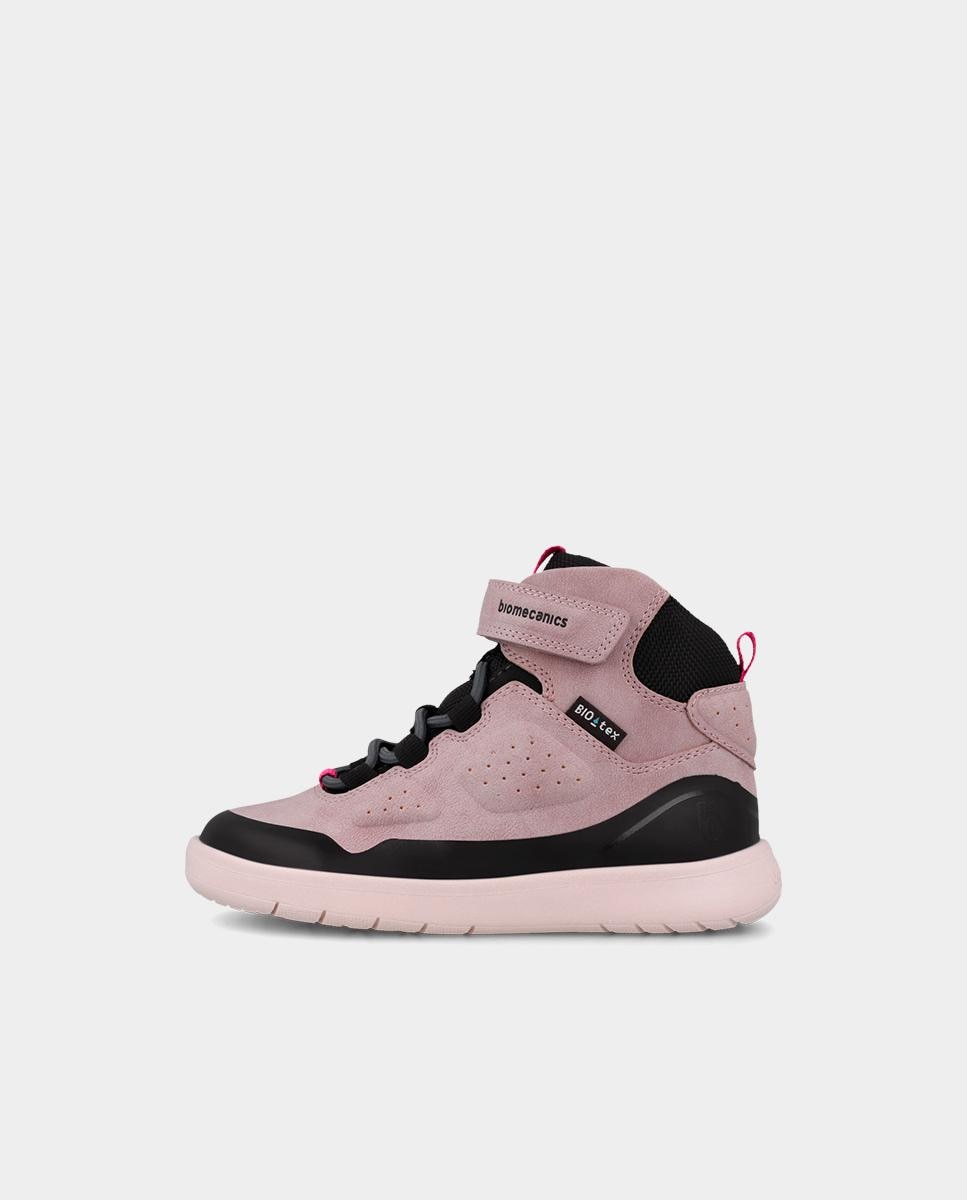 Botines barefoot para niño con puntera redonda - Biomecanics - Rosa pastel Rosa pastel-5