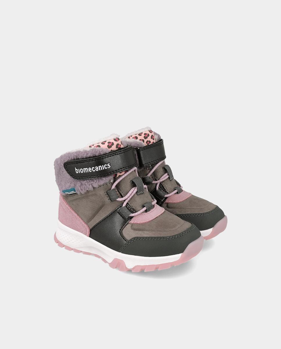 Botines de niña con membrana impermeable t aislamiento térmico - Biomecanics - Kaki Kaki-2