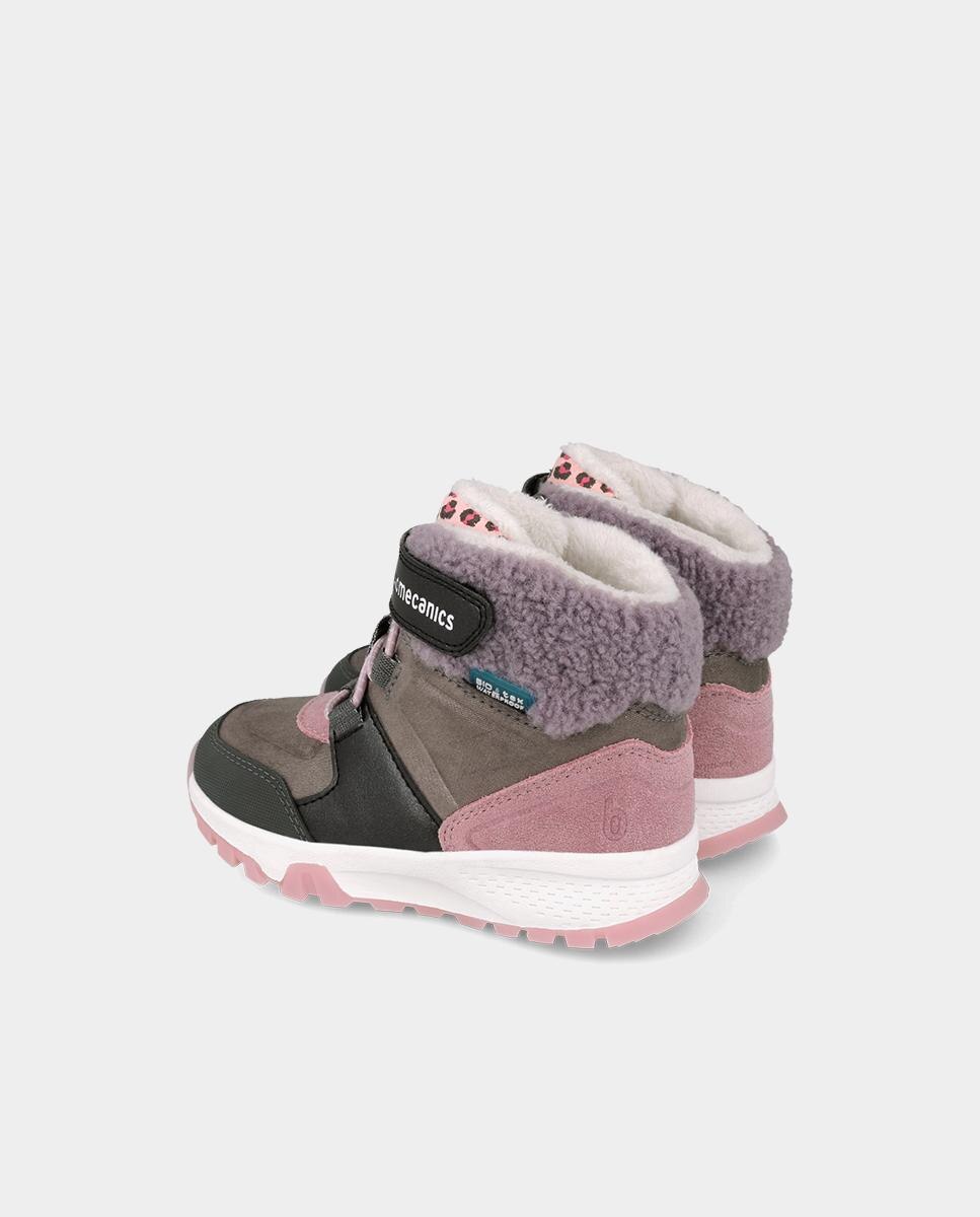 Botines de niña con membrana impermeable t aislamiento térmico - Biomecanics - Kaki Kaki-3