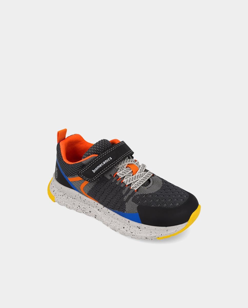 Deportivas de niño con puntera redonda y cierre de velcro con elásticos - Biomecanics - Multicolor Multicolor-4