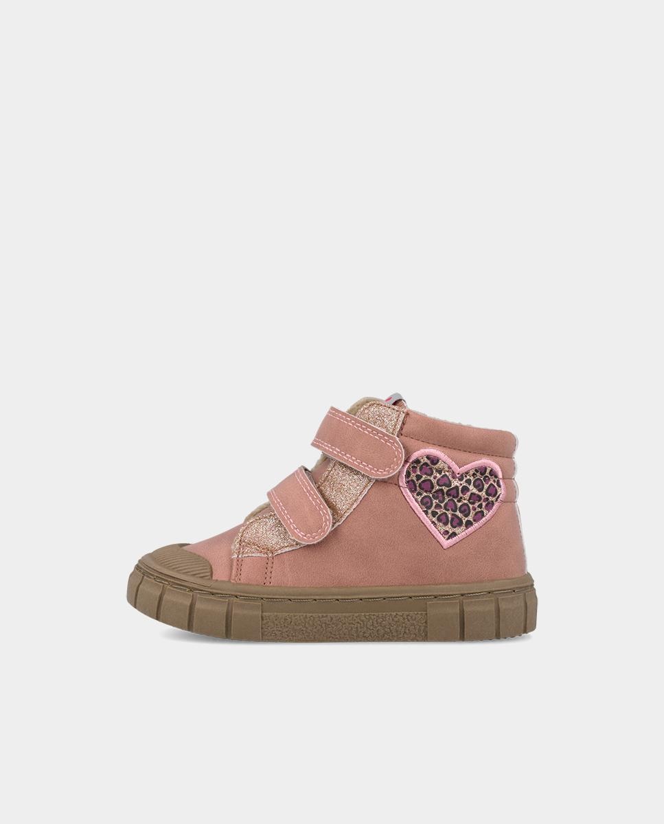 Botines barefoot de niña con puntera reforzada flexible - Garvalín - Rosa claro Rosa claro-5
