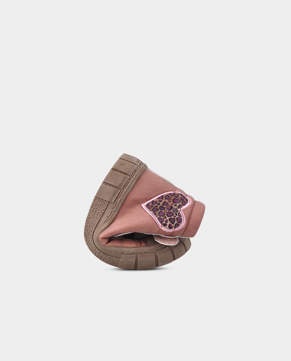 Botines barefoot de niña con puntera reforzada flexible - Garvalín - Rosa claro Rosa claro-6