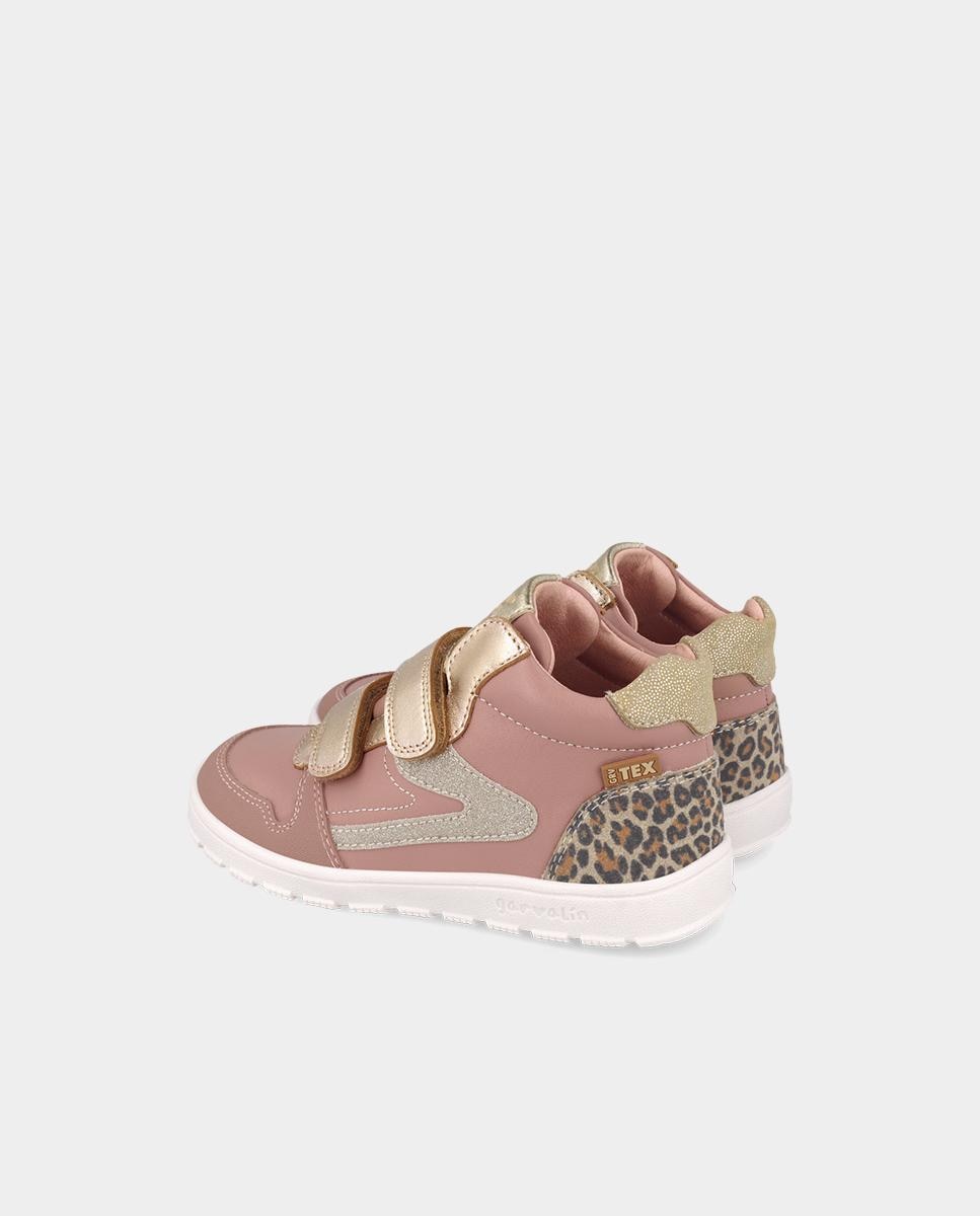 Botines barefoot de niña con cierre ajustable puntera - Garvalín - Rosa claro Rosa claro-3