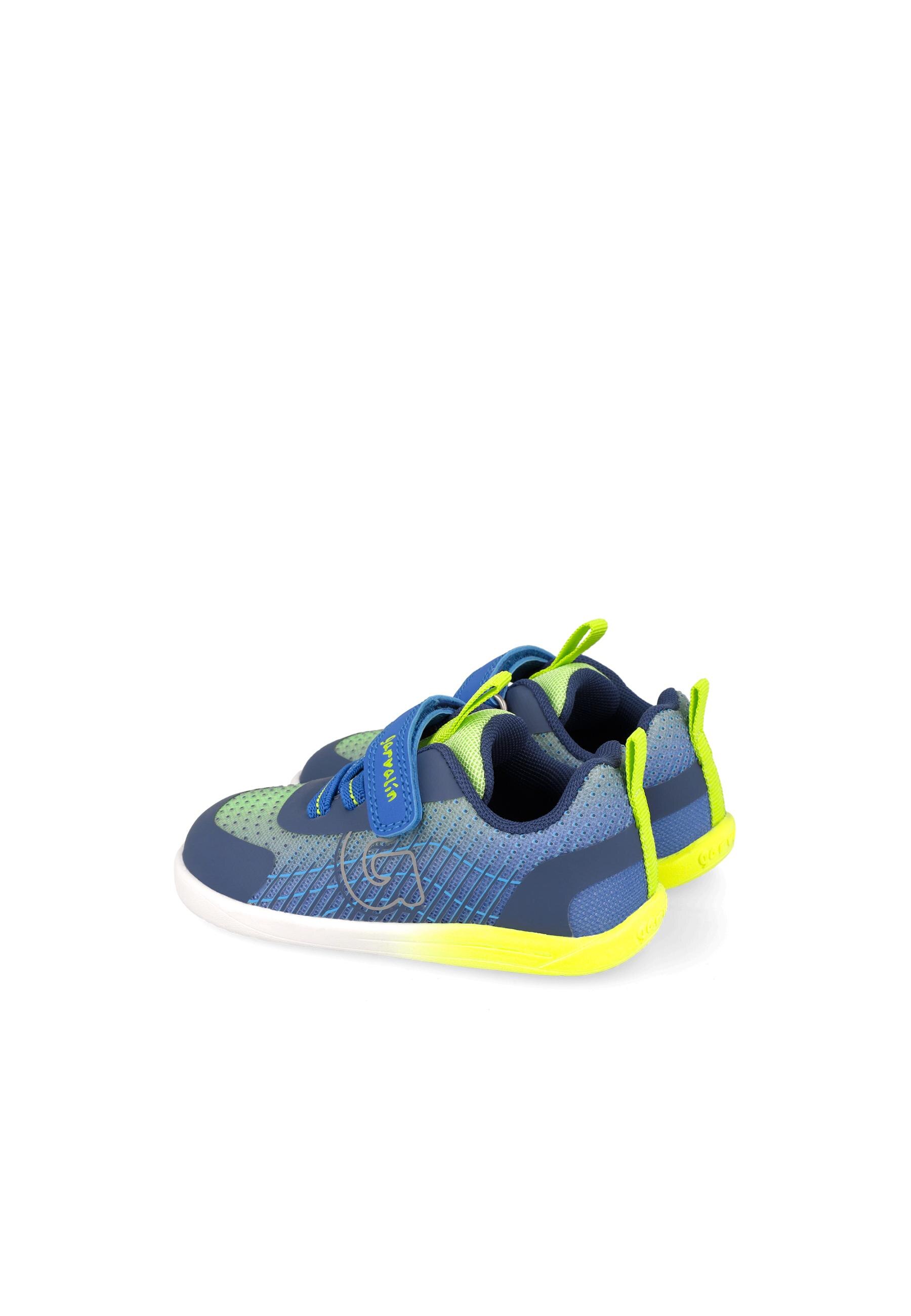 Zapatilla barefoot de niño con cierre ajustable y diseño deportivo - Garvalín - Azul marino Azul marino-3