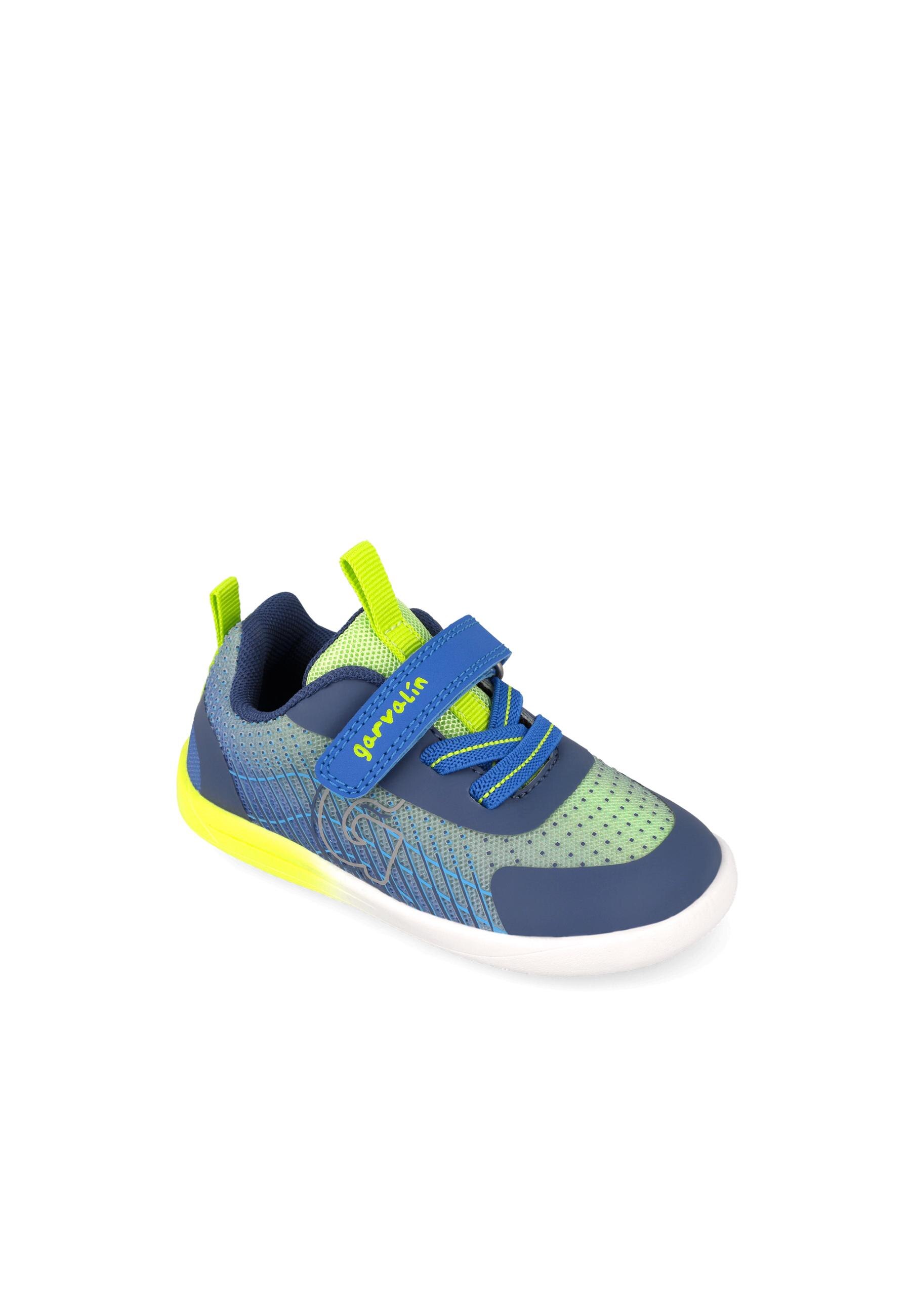 Zapatilla barefoot de niño con cierre ajustable y diseño deportivo - Garvalín - Azul marino Azul marino-4