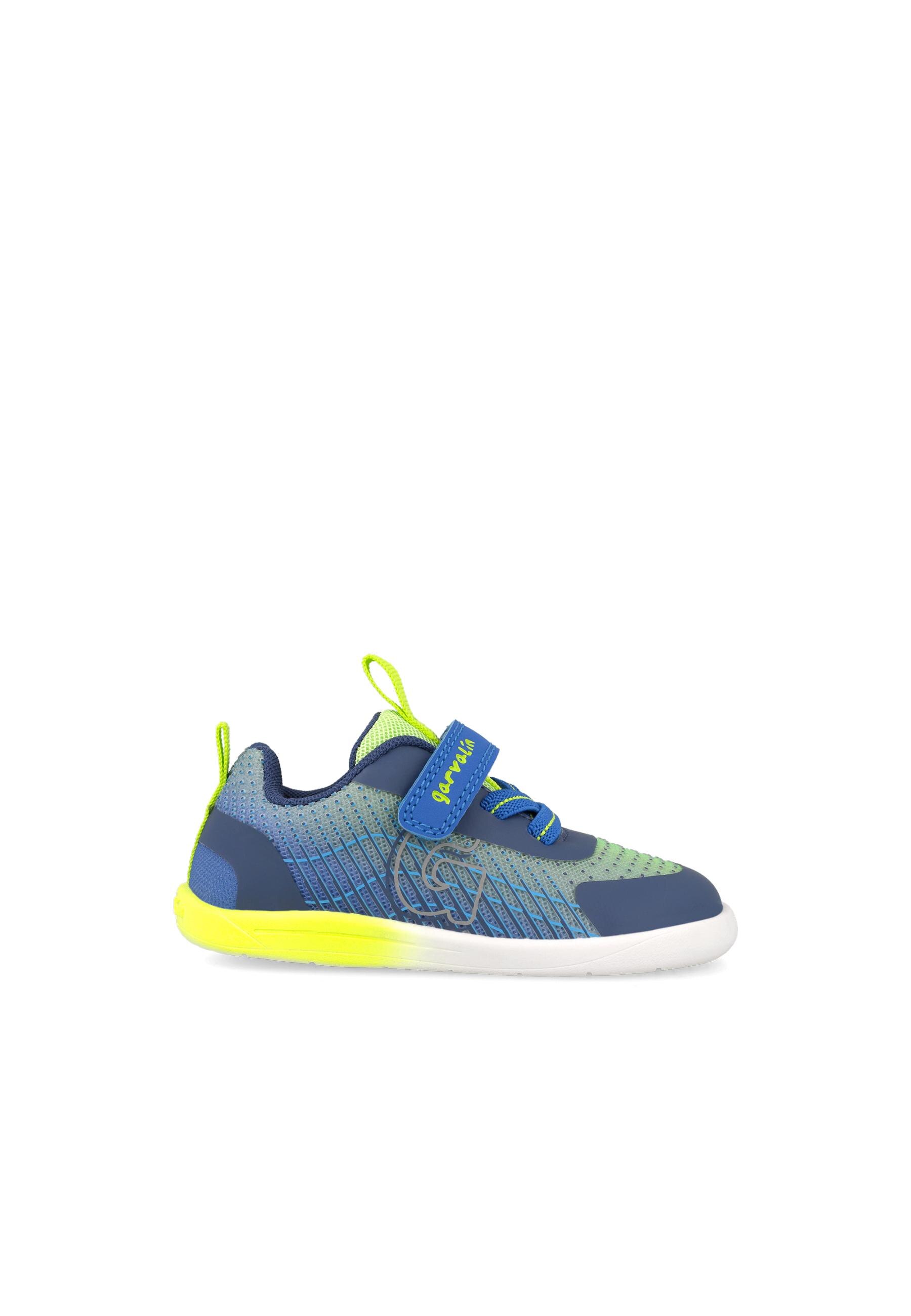 Zapatilla barefoot de niño con cierre ajustable y diseño deportivo - Garvalín - Azul marino Azul marino-5
