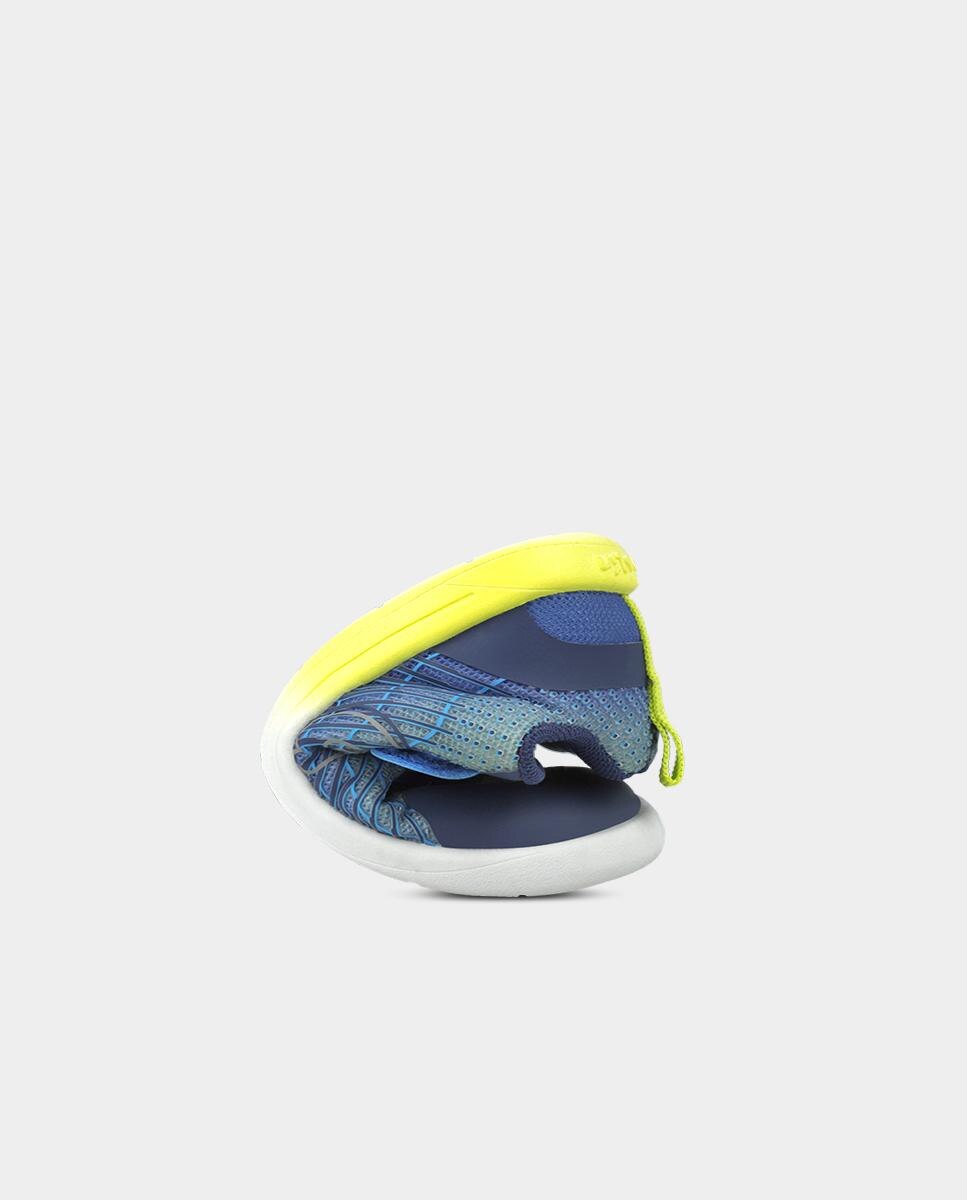 Zapatilla barefoot de niño con cierre ajustable y diseño deportivo - Garvalín - Azul marino Azul marino-6